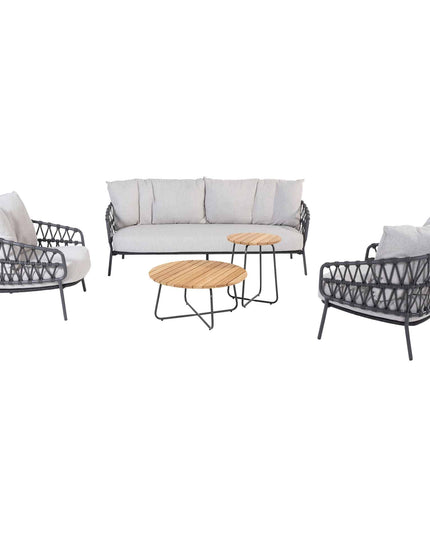 4 Seasons Outdoor Calpi Lounge Set + Verdi Kaffeetische
