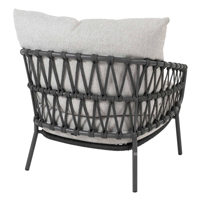 4 Seasons Outdoor Calpi loungeset met voetenbank + Yoga salontafels