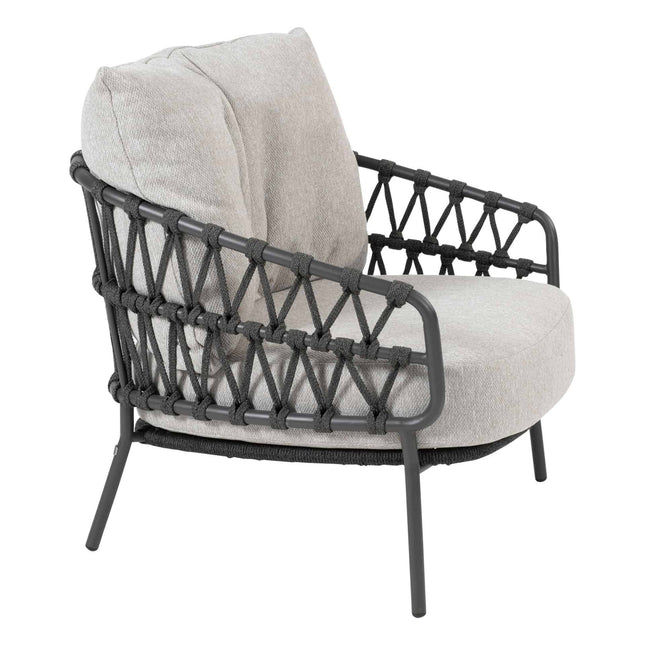 4 Seasons Outdoor Calpi Lounge Set + Footstool ohne Couchtisch
