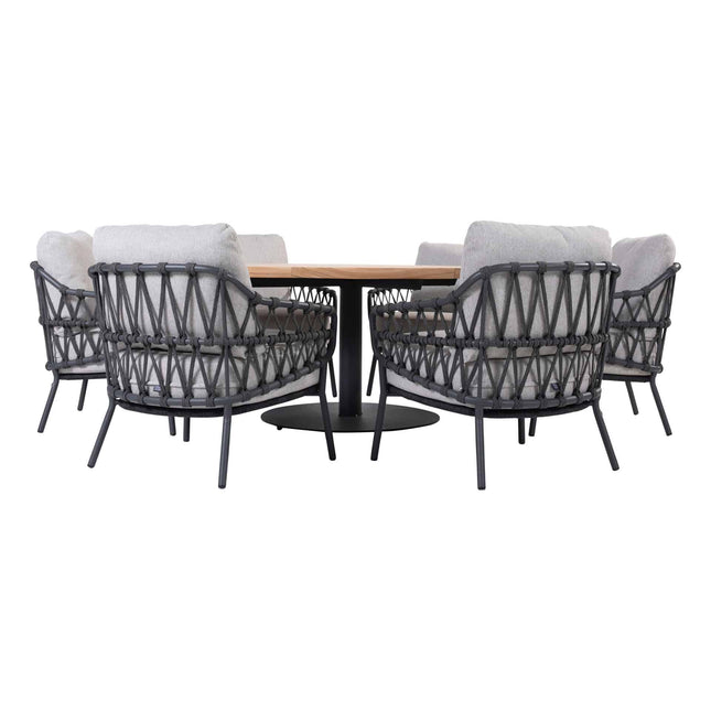 4 Seasons Outdoor Calpi low dining stoel incl. 2 kussens