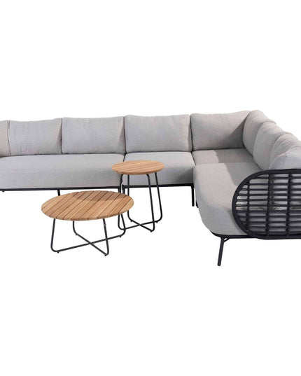4 Seasons Outdoor Fabrice loungeset + center + Verdi salontafels