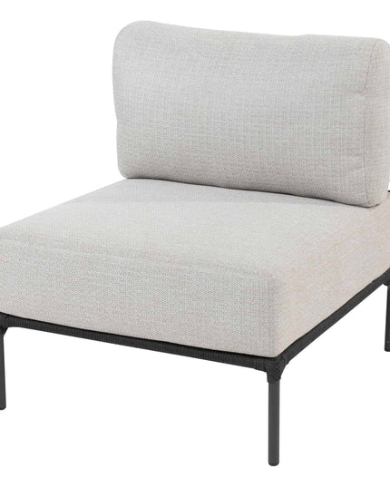 4 Seasons Outdoor Fabrice loungeset + center + Verdi salontafel 73 Ø cm