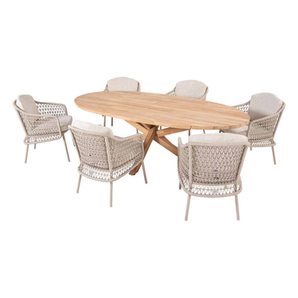 4 Seasons Outdoor Puccini Essstuhl inkl. 2 Kissen