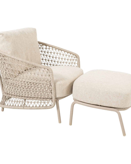 4 Seasons Outdoor Puccini loungeset + Pablo salontafel 80 ø cm