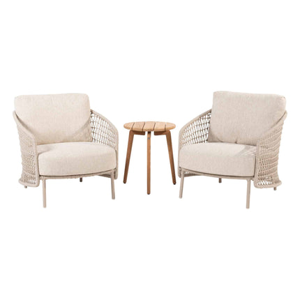 4 Seasons Outdoor Puccini lounge stoel incl. 2 kussens