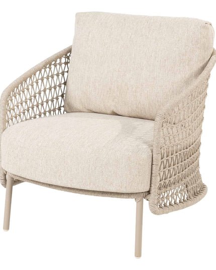 4 Seasons Outdoor Puccini Lounge Set + Footstool ohne Kaffeetisch