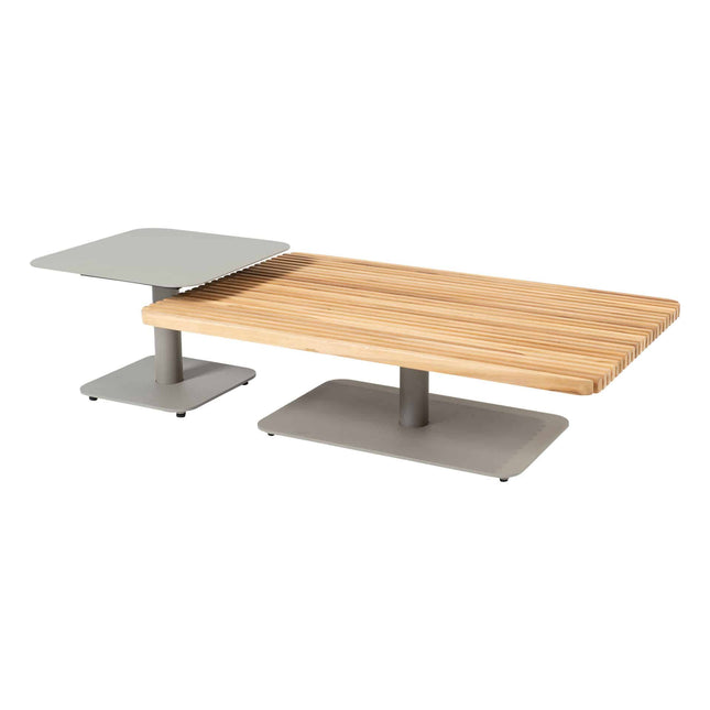4 Seasons Outdoor Plato salontafel teak tafelblad 120 x 75 x 35 cm
