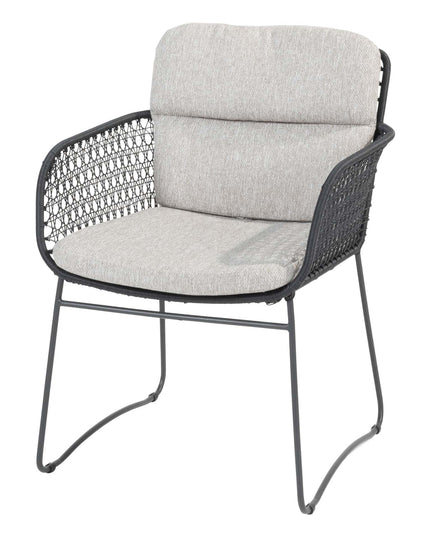 4 Seasons Outdoor Aprilla Ess Anthrazit + Geschmack 4SO Botschafter Teaktabelle 240 x 100 cm