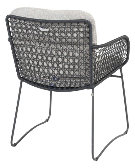 4 Seasons Outdoor Aprilla Ess Anthrazit + Geschmack 4SO Noah Teaktisch Anthrazit Basi