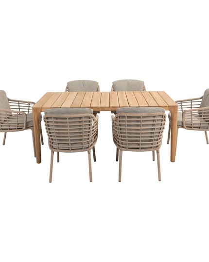 4 Seasons Outdoor Como Dining + Taste 4SO Liam Teak Tabelle 180 cm