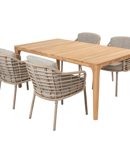 4 Seasons Outdoor Como Dining + Taste 4SO Liam Teak Tabelle 180 cm