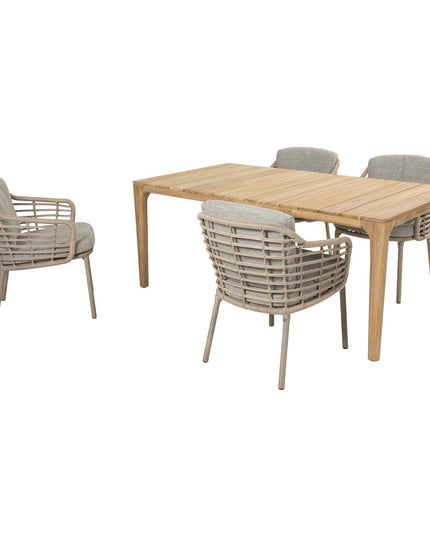 4 Seasons Outdoor Como Dining + Taste 4SO Liam Teak Tabelle 180 cm