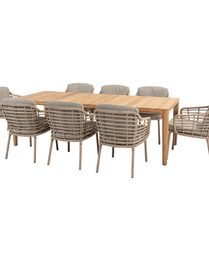 4 Seasons Outdoor Como Dining + Taste 4SO Liam Teak Tabelle 240 cm