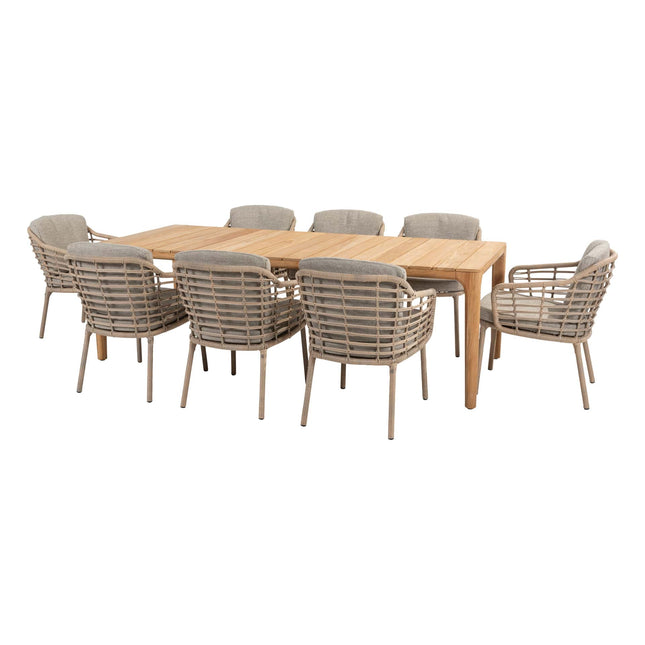 4 Seasons Outdoor Como Dining + Taste 4SO Liam Teak Tabelle 240 cm
