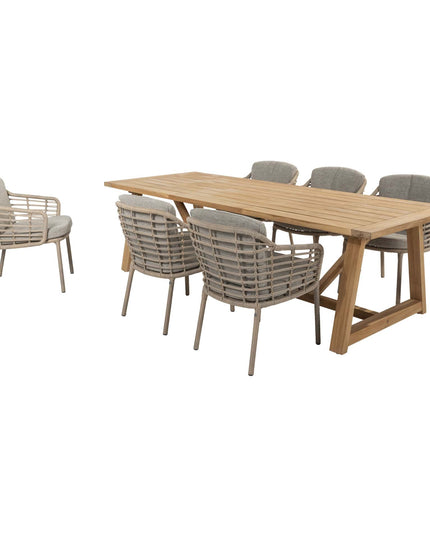 4 Seasons Outdoor Como Dining + Taste 4SO Noah Teaktisch 260 cm