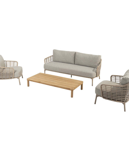 4 Seasons Outdoor Como loungeset harvest + Finn salontafel