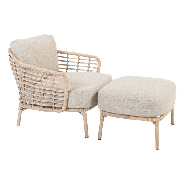 4 Seasons Outdoor Como Lounge Set Ernte ohne Couchtisch