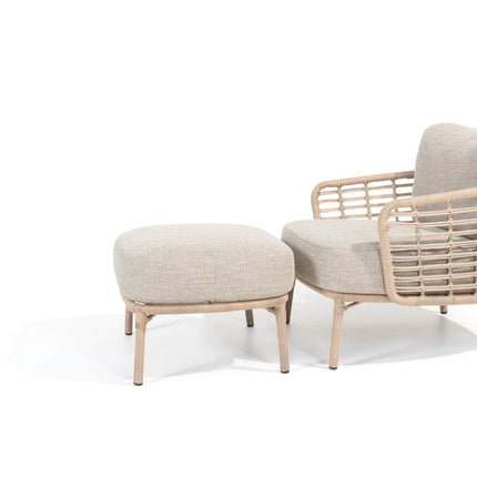 4 Seasons Outdoor Como lounge stoel harvest incl. 2 kussens