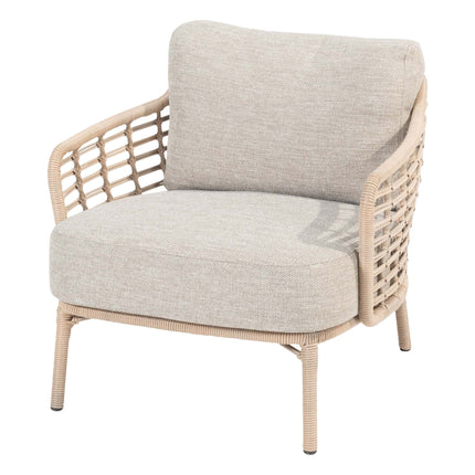 4 Seasons Outdoor Como lounge stoel harvest incl. 2 kussens