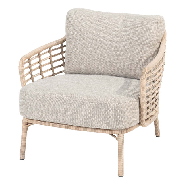 4 Seasons Outdoor Como lounge stoel harvest incl. 2 kussens