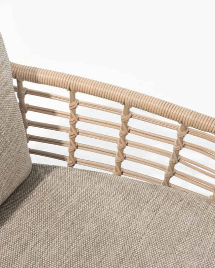 4 Seasons Outdoor Como Bistro Lounge Set Harvest + Verdi Side Table Latte 45 Ø CM
