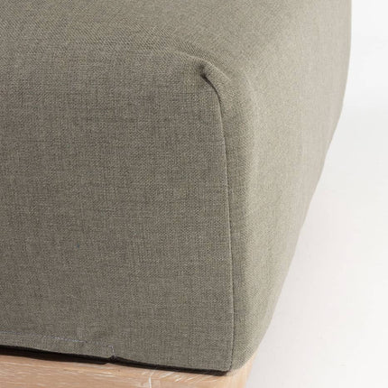 4 Seasons Outdoor Yara 3-zits lounge bank brushed teak met 11 kussens