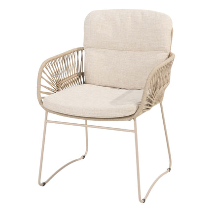 4 Seasons Outdoor Murcia Speisestuhl Latte inkl. 2 Kissen