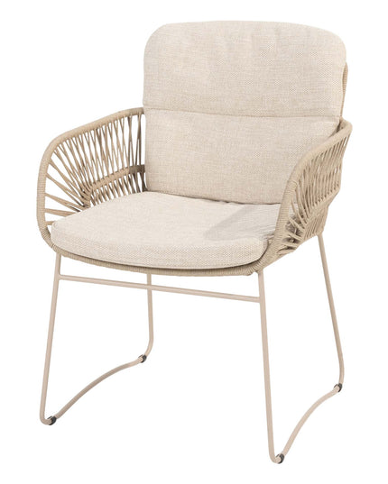 4 Seasons Outdoor Murcia Dining Latte + Taste 4SO Prado Teak Tisch Oval 240 cm