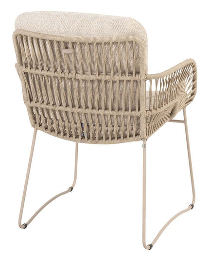 4 Seasons Outdoor Murcia Dining Latte + Taste 4SO Prado Teak Tabelle 130 Ø CM