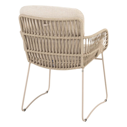 4 Seasons Outdoor Murcia Speisestuhl Latte inkl. 2 Kissen