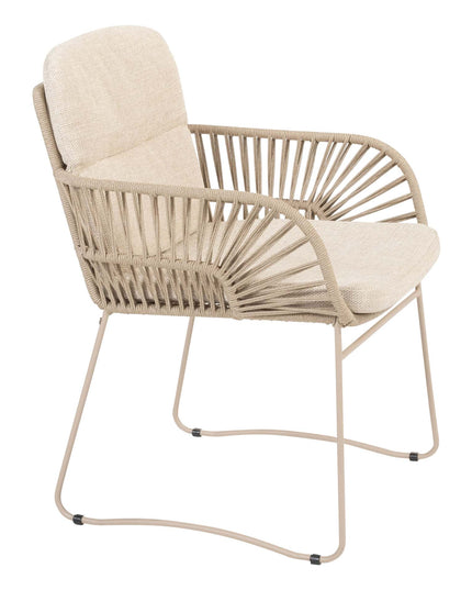 4 Seasons Outdoor Murcia Dining Latte + Taste 4SO Prado Teak Tabelle 130 Ø CM