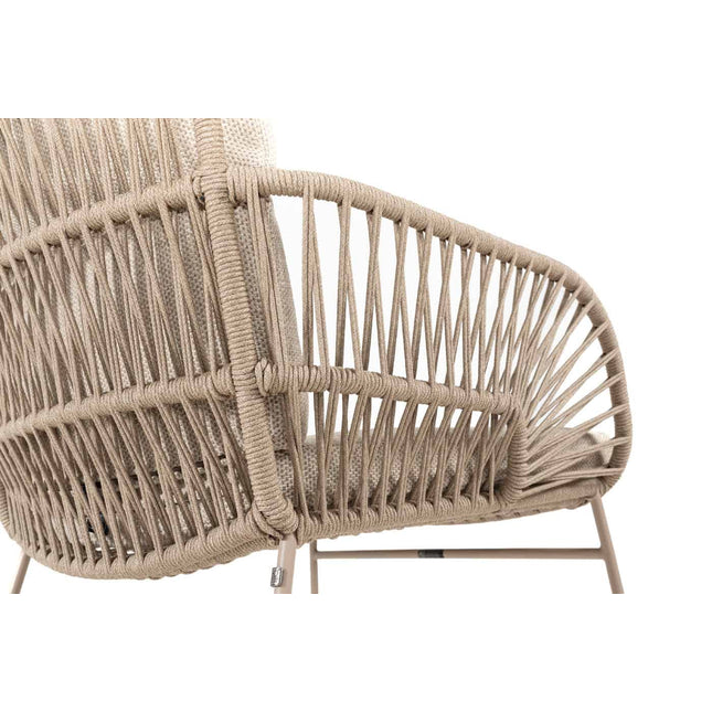 4 Seasons Outdoor Murcia Dining Latte + Taste 4SO Noah Teak Tabelle 260 cm