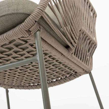 4 Seasons Outdoor Murcia Speisesuhl Olive inkl. 2 Kissen