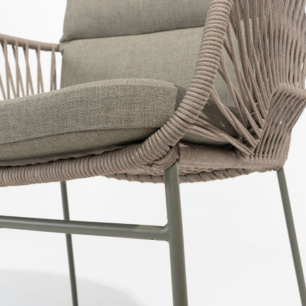 4 Seasons Outdoor Murcia Speisesuhl Olive inkl. 2 Kissen