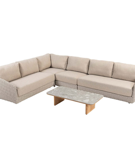 4 Seasons Outdoor Casanova loungeset + center + Lucas salontafel