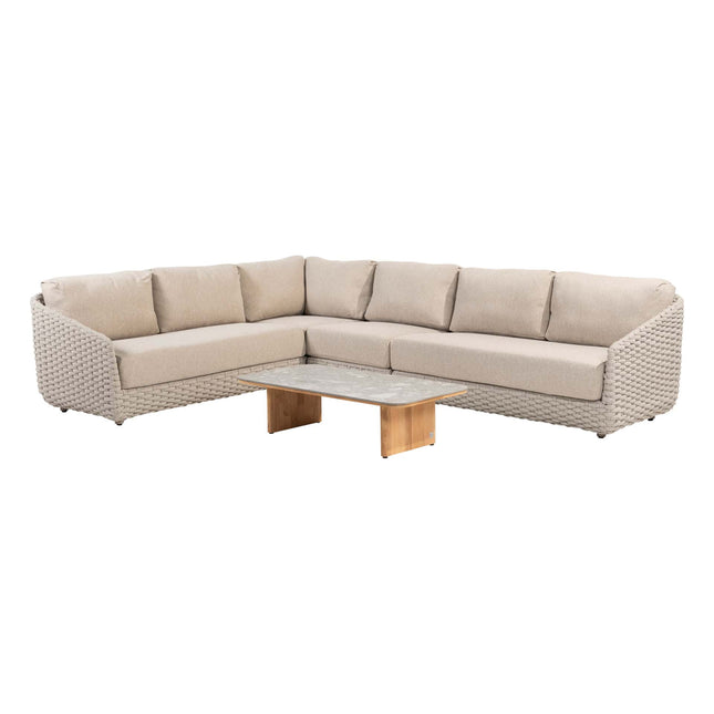 4 Seasons Outdoor Casanova loungeset + center + Lucas salontafel