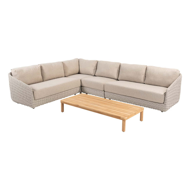 4 Seasons Outdoor Casanova loungeset + center + Finn salontafel