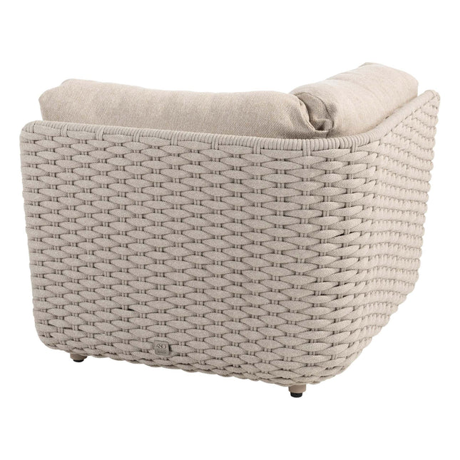 4 Seasons Outdoor Casanova loungeset + center + Pablo salontafel 80 Ø cm