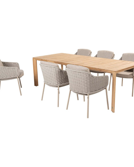 4 Seasons Outdoor Eros Dining + Lucas Teaktabelle 240 cm