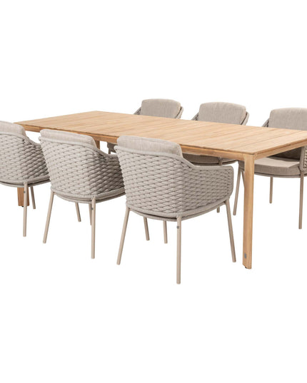 4 Seasons Outdoor Eros Dining + Lucas Teaktabelle 240 cm