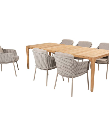 4 Seasons Outdoor Eros Dining + Taste 4SO Liam Teak Tabelle 240 cm