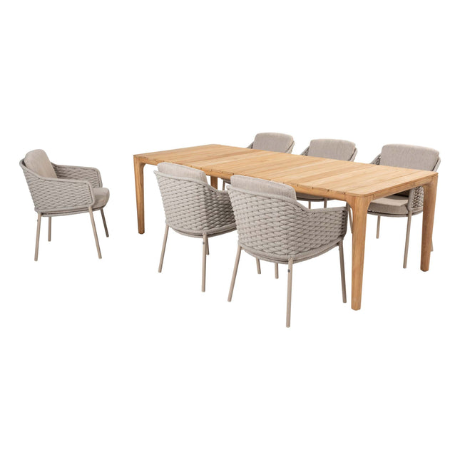 4 Seasons Outdoor Eros Dining + Taste 4SO Liam Teak Tabelle 240 cm