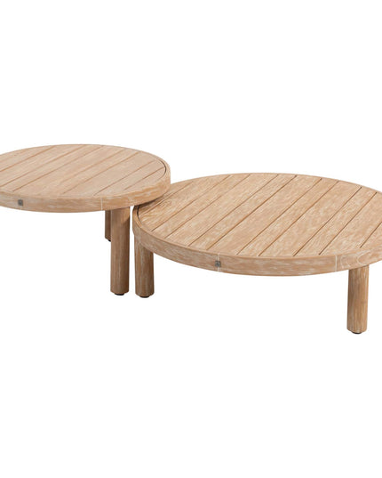 4 Seasons Outdoor Julia loungeset + voetenbank + Sem salontafels