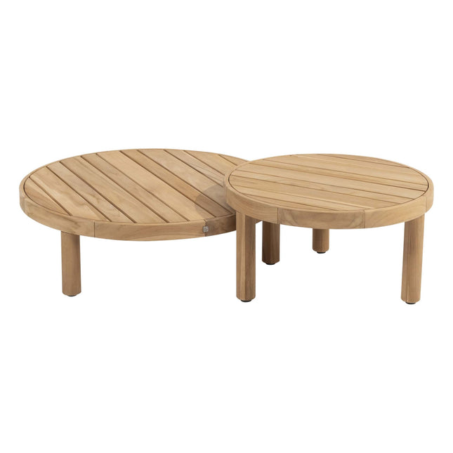 4 Seasons Outdoor Finn salontafel teak 80 cm. Ø (H 25)