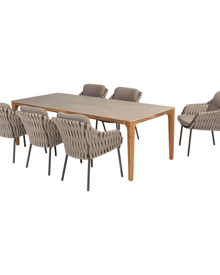 4 Seasons Outdoor Montera Dining + Taste 4SO Liam Esstisch mit Keramiktisch Top 240 cm