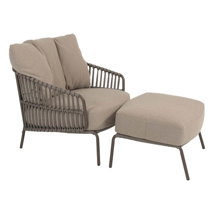 4 Seasons Outdoor Capalbio lounge stoel incl. 2 kussens