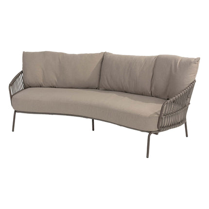 4 Seasons Outdoor Capalbio organische 3-zits lounge bank incl. 3 kussens