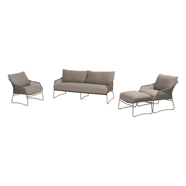 4 Seasons Outdoor Moretti loungeset zonder salontafel