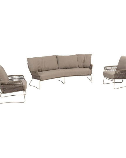 4 Seasons Outdoor Botanic Lounge Set ohne Couchtisch + Fußschemel