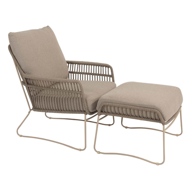 4 Seasons Outdoor Botanic lounge stoel incl. 2 kussens
